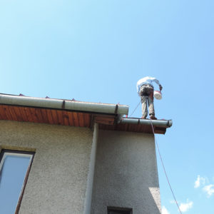 Náter strechy a oprava komína - Poprad Spišská Sobota - ProRoof