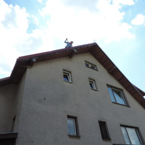 Náter strechy a oprava komína - Poprad Spišská Sobota - ProRoof