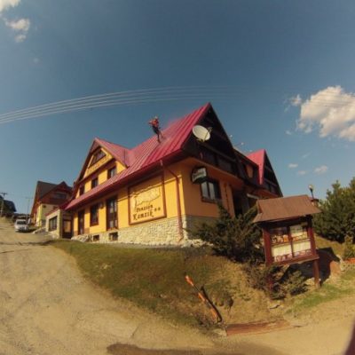 Náter strechy penzión Kamzík - Ždiar - ProRoof